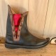 Dhaxij : poulaine médiévale artisanale en cuir et cousue main
