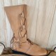 Duir : Botte médiévale en cuir et cousue main
