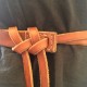 Ceinture médiévale artisanale en cuir