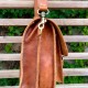 PANHEAD cartable artisanal en cuir de bovin