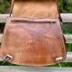 FLATHEAD besace artisanale en cuir de bovinFLATHEAD besace artisanale en cuir de bovin