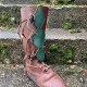 DUIR : botte médiévale artisanale en cuir cousue main